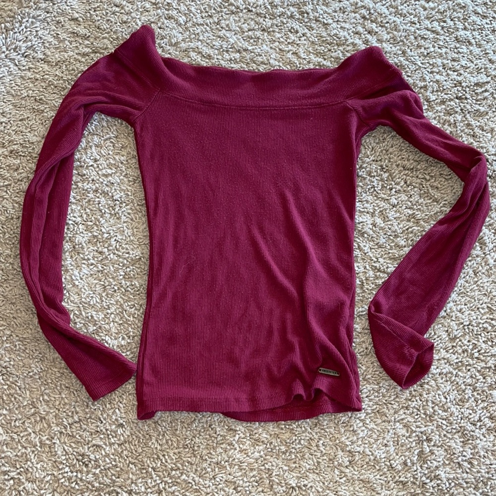 Off the shoulder sweater hollister